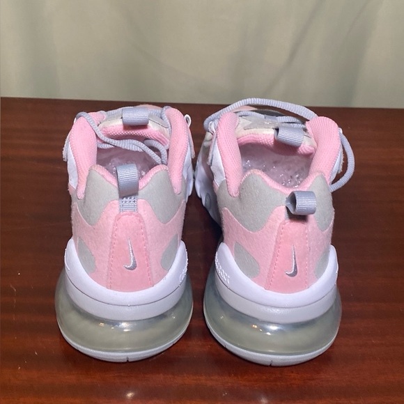 Stylish Pink and Gray Kids Sneakers - Picture 3 of 6